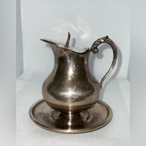 VTG MARLBORO PLATE EP COPP BM MOUNTS SILVER PLATED CREAMER 103 8oz.